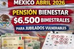 México Abril 2026: Pensión Bienestar de $6.500 Bimestrales para Adultos Mayores, Quiénes Califican y Calendario Oficial de Depósitos