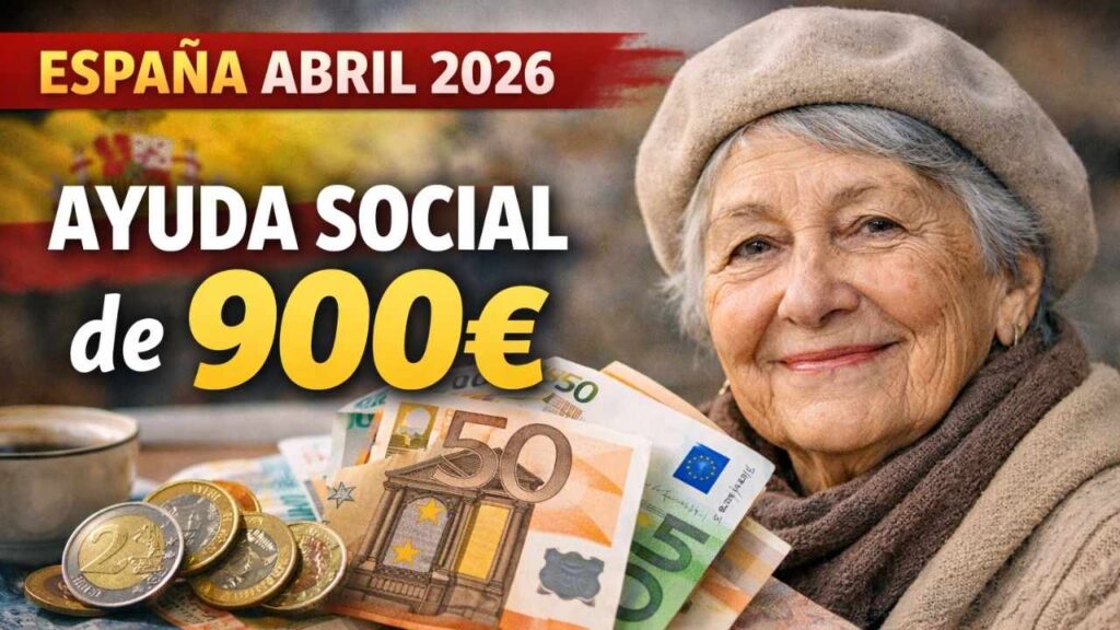 España Abril 2026: Ayuda Social de 900€ para Pensionistas, Cómo Pedirla y Cuándo Depositan